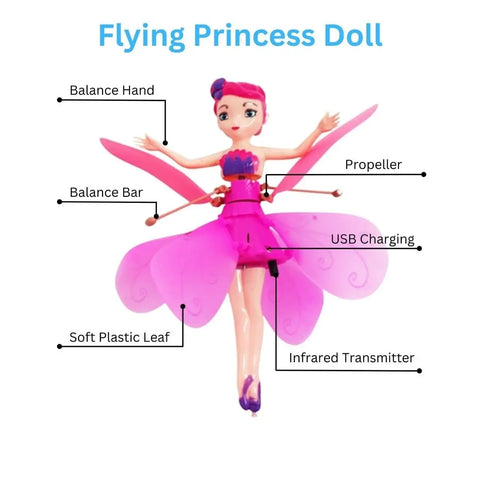 Flying Fairy Princess Doll