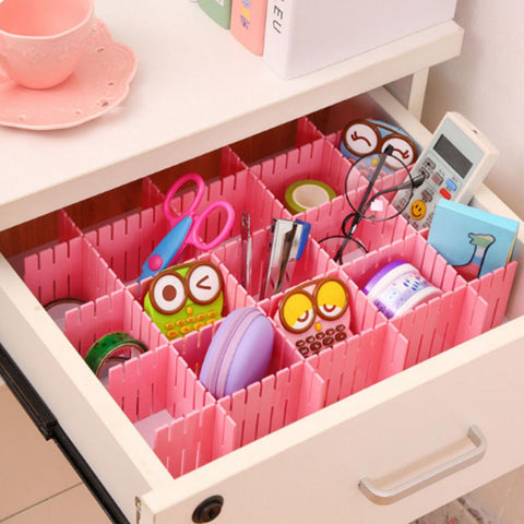 12 Piece Plastic Drawers Dividers