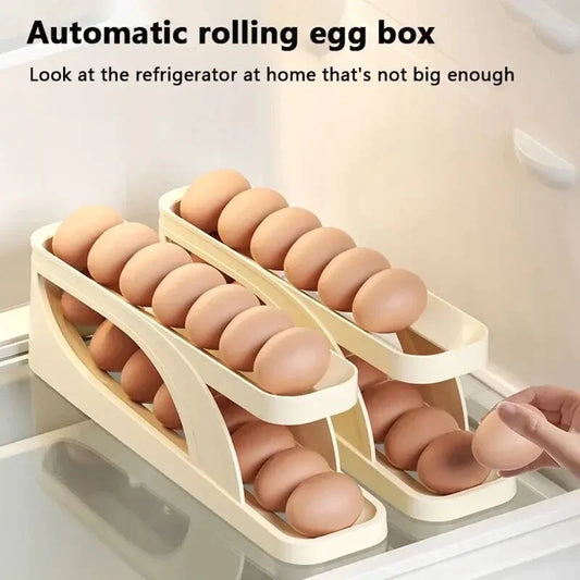 Double Layer Egg Scrolling Rack