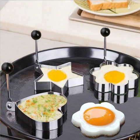 4 Pieces Mold For Egg frying and Pancakes.